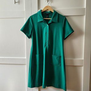 Banana Republic large green polo dress with pockets